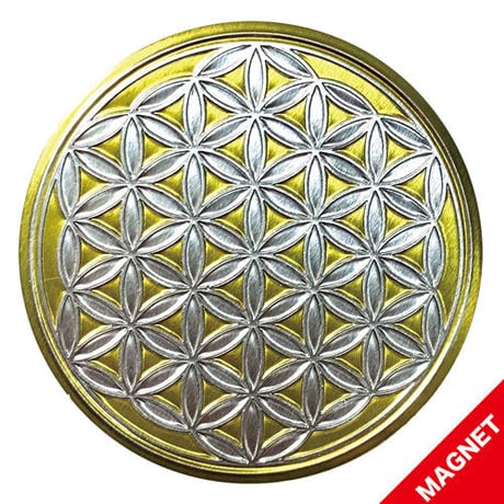 Flower of life・Silver x Gold●マグネット