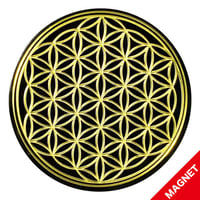 Flower of life・Gold x Black●マグネット
