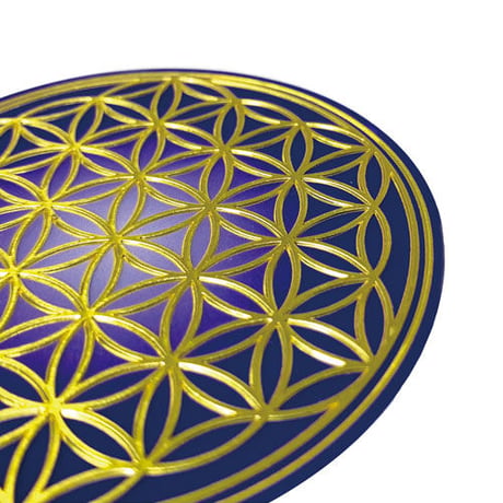 Flower of life・Gold x Blue●マグネット