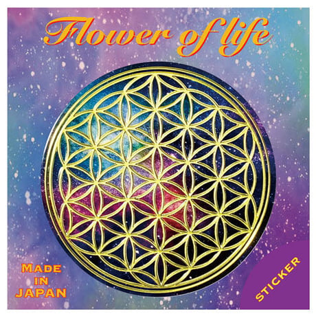 Flower of life・Gold x Cosmo◯ステッカー