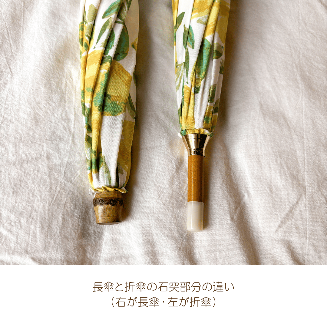 晴雨兼用 長傘 Fresh lemons / Lush mimosa レモン ミモザ 日本製