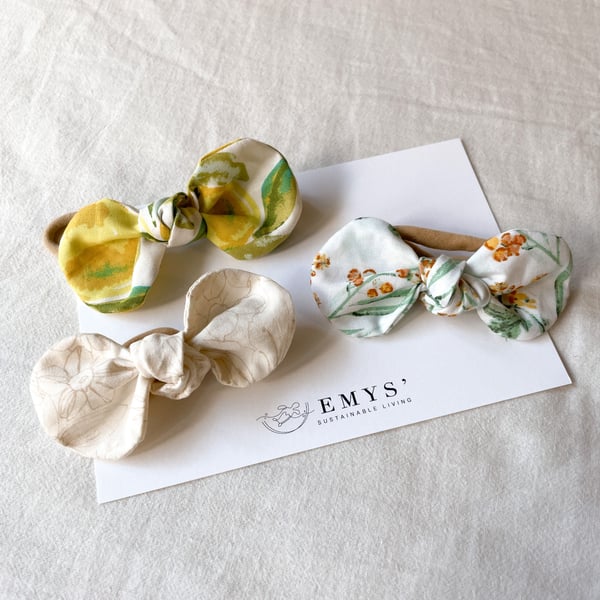 リボンヘアバンド In my garden