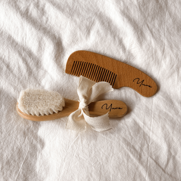 ベビーブラシ&コーム 名入れ