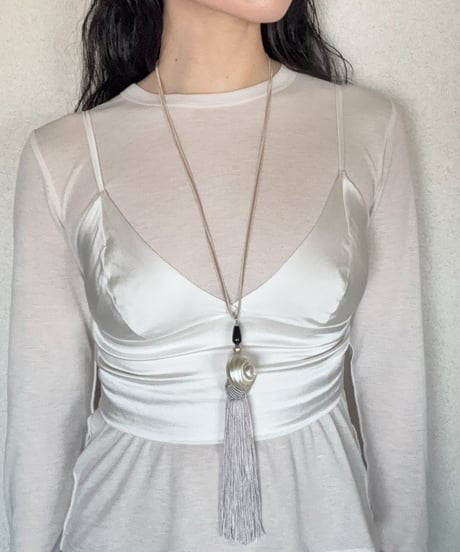 'echoes of tide' cord pendant B