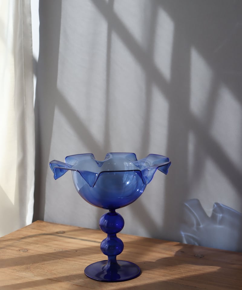 ラウシャガラスのコンポート／blue | Imaginary Cajuen