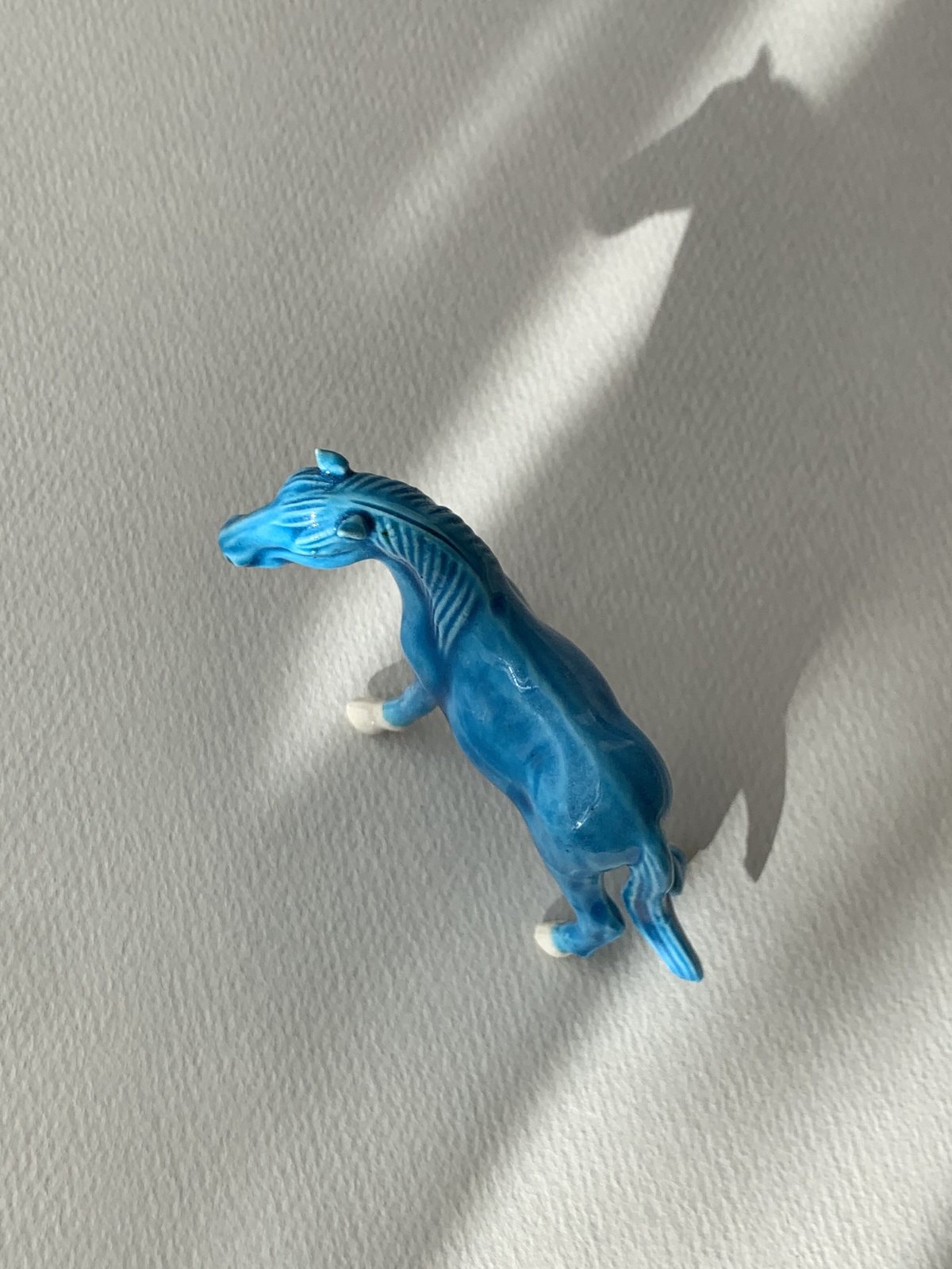 手乗りの青い馬 | Imaginary Cajuen