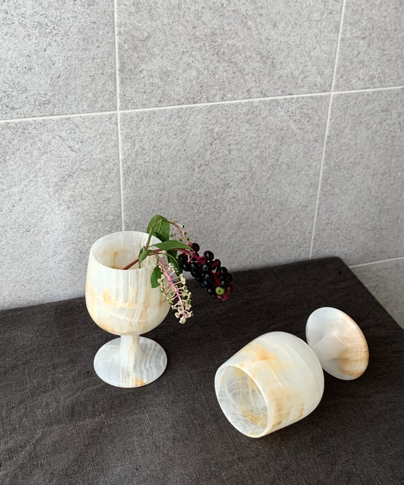オニキスのゴブレット Ivory | Imaginary Cajuen