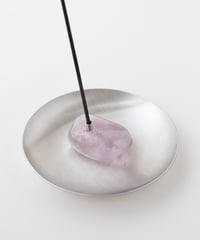 PLANET INCENSE HOLDER／　Amethyst in Quartz A