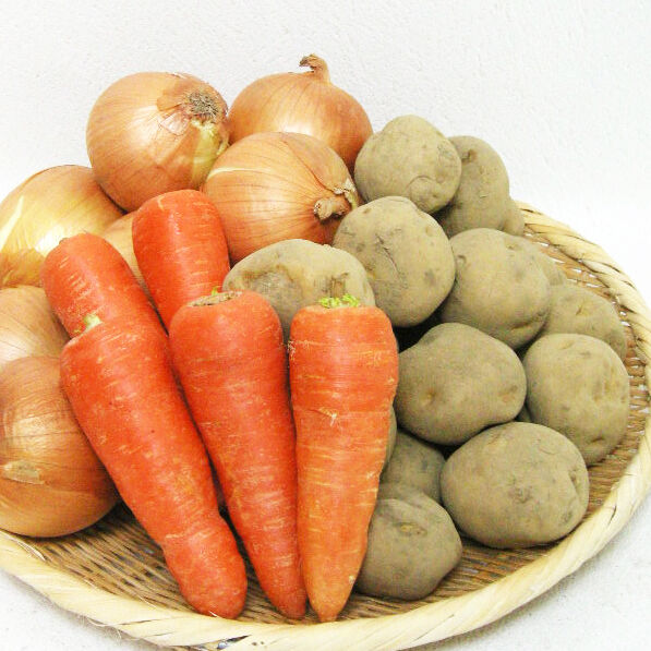 北海道産】 じゃがいも たまねぎ 人参 北海道野菜の詰め合わせ 約5kg