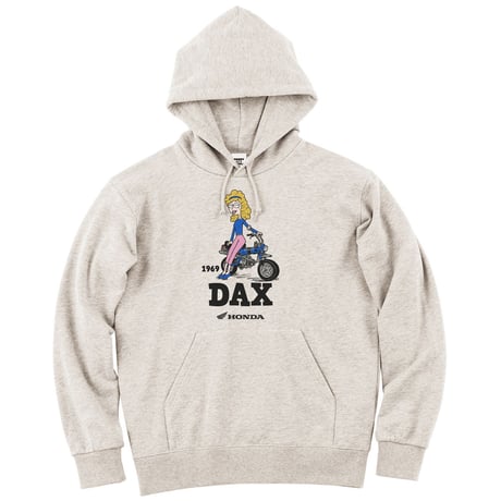 ホンダ　DAX 1969　HONDA THE PEOPLE　スウェットパーカー／オートミール