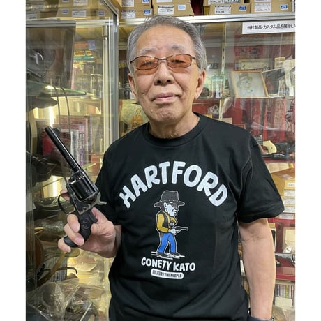 コネティ加藤／ハートフォード　MILITARY THE PEOPLE　ロングスリーブTシャツ／ヘザーグレー