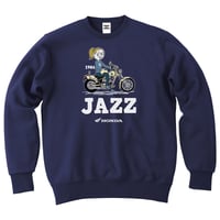 ホンダ　JAZZ 1986　HONDA THE PEOPLE　スウェット／ネイビー