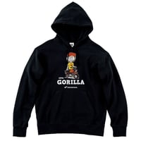 ホンダ　GORILLA 1978　HONDA THE PEOPLE　スウェットパーカー／ブラック