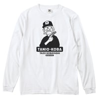 小林太三／タニオ・コバ　MILITARY THE PEOPLE　ロングスリーブTシャツ／ホワイト