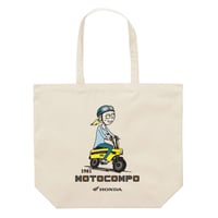 ホンダ　MOTOCOMPO 1981　HONDA THE PEOPLE　トートバッグ／ナチュラル