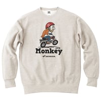 ホンダ　Monkey 1978　HONDA THE PEOPLE　スウェット／オートミール