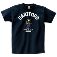 コネティ加藤／ハートフォード　MILITARY THE PEOPLE　コットンTシャツ／ネイビー