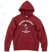 トルネード吉田　MILITARY THE PEOPLE　スウェットパーカー／バーガンディ