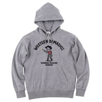 トルネード吉田　MILITARY THE PEOPLE　スウェットパーカー／ヘザーグレー
