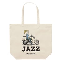 ホンダ　JAZZ 1986　HONDA THE PEOPLE　トートバッグ／ナチュラル