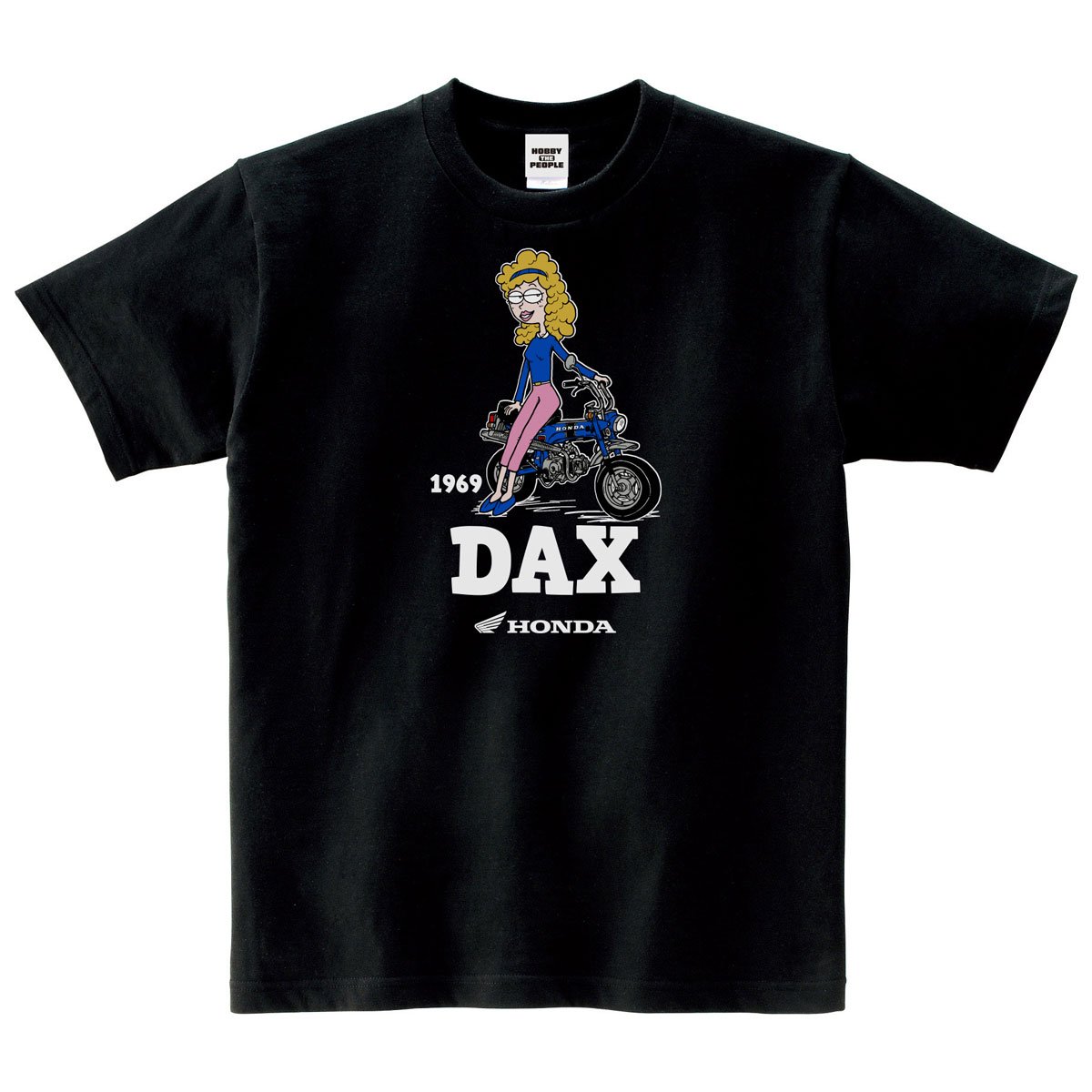 HONDA Tシャツ　 ホンダ DAX 1969 HONDA THE PEOPLE コットンTシャツ／ブラック | H