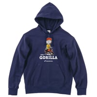 ホンダ　GORILLA 1978　HONDA THE PEOPLE　スウェットパーカー／ネイビー