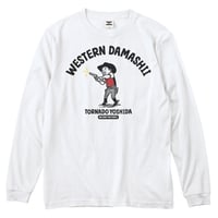 トルネード吉田　MILITARY THE PEOPLE　ロングスリーブTシャツ／ホワイト