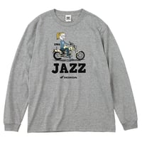 ホンダ　JAZZ 1986　HONDA THE PEOPLE　ロングスリーブTシャツ／ヘザーグレー