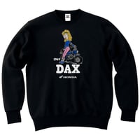 ホンダ　DAX 1969　HONDA THE PEOPLE　スウェット／ブラック