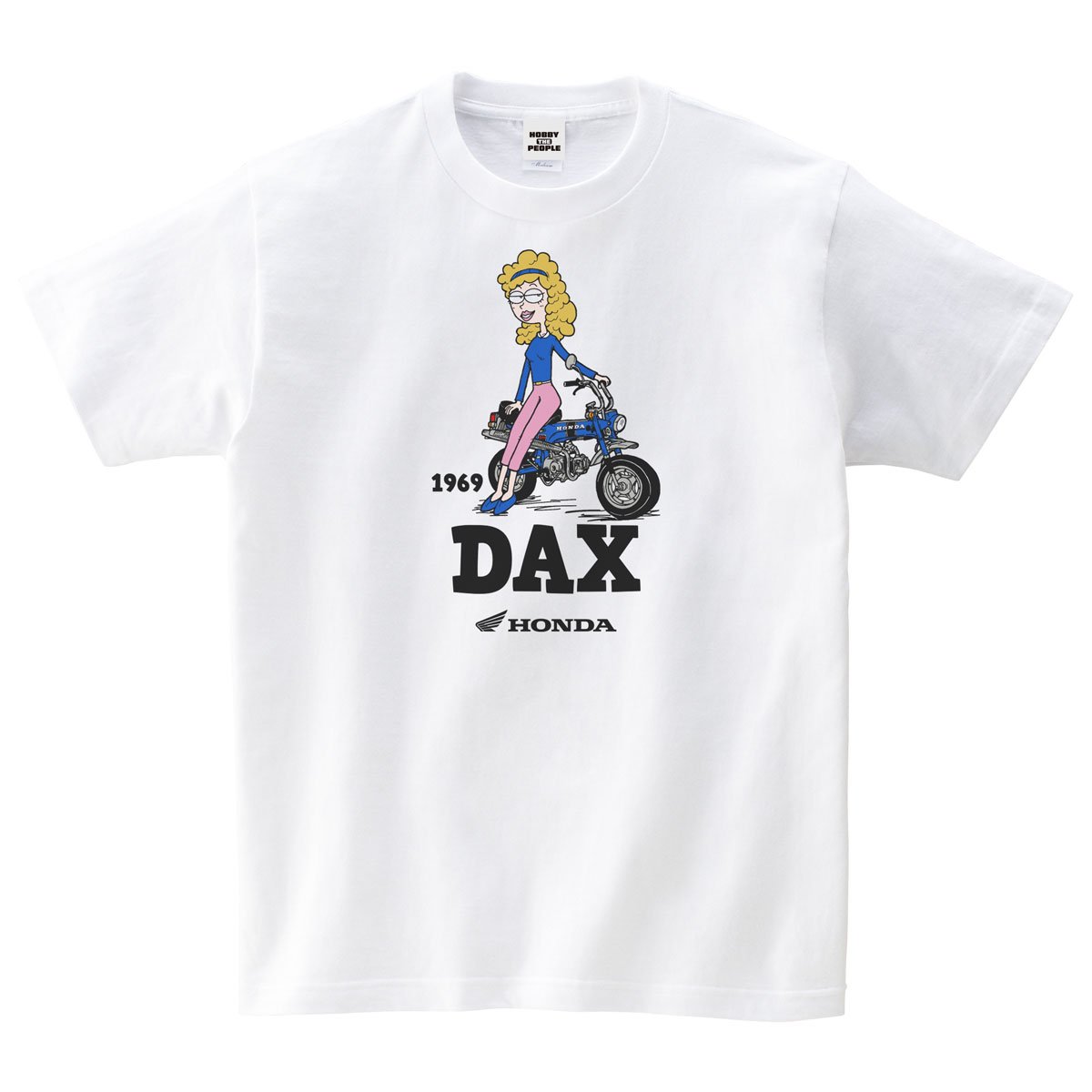 ホンダ DAX 1969 HONDA THE PEOPLE コットンTシャツ／ホワイト | H