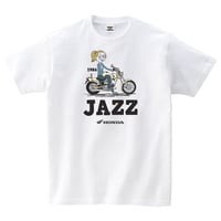 ホンダ　JAZZ 1986　HONDA THE PEOPLE　コットンTシャツ／ホワイト
