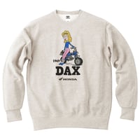 ホンダ　DAX 1969　HONDA THE PEOPLE　スウェット／オートミール