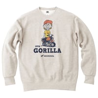 ホンダ　GORILLA 1974　HONDA THE PEOPLE　スウェット／オートミール