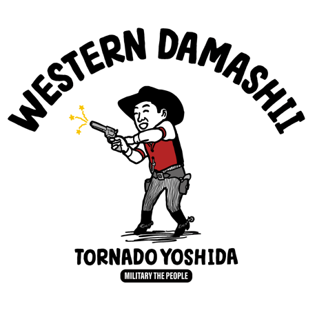 トルネード吉田　MILITARY THE PEOPLE　スウェット／オートミール