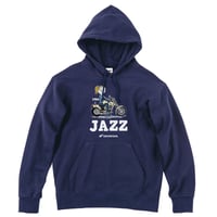 ホンダ　JAZZ 1986　HONDA THE PEOPLE　スウェットパーカー／ネイビー