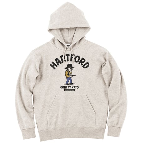 コネティ加藤／ハートフォード　MILITARY THE PEOPLE　スウェットパーカー／オートミール