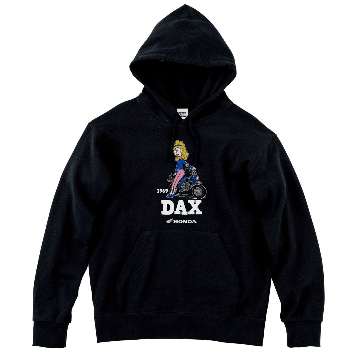 ホンダ DAX 1969 HONDA THE PEOPLE スウェットパーカー／ブラック | 