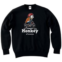 ホンダ　Monkey 1978　HONDA THE PEOPLE　スウェット／ブラック