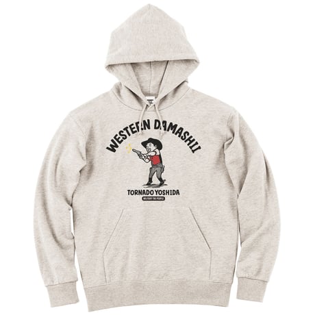 トルネード吉田　MILITARY THE PEOPLE　スウェットパーカー／オートミール