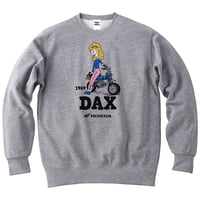 ホンダ　DAX 1969　HONDA THE PEOPLE　スウェット／ヘザーグレー