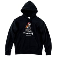 ホンダ　Monkey 1978　HONDA THE PEOPLE　スウェットパーカー／ブラック