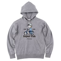 ホンダ　SuperCub C100 1958　HONDA THE PEOPLE　スウェットパーカー／ヘザーグレー