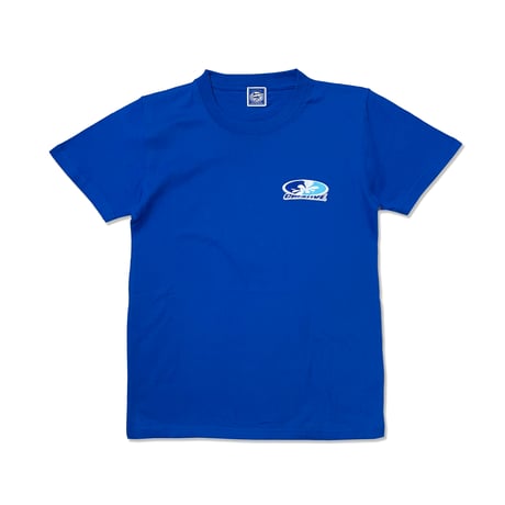 Shark flower Tee (140size Blue)