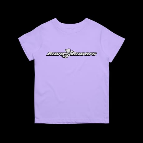 Rave Racers wide logo tee (for girls) - Purple