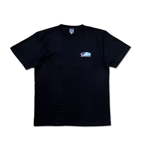 Shark flower Tee (Black)