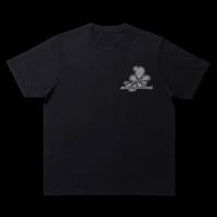 Rave Racers reflective flower logo tee (Black)