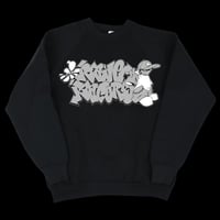 Rave Racers heavy weight graffiti sweat shirt (black)