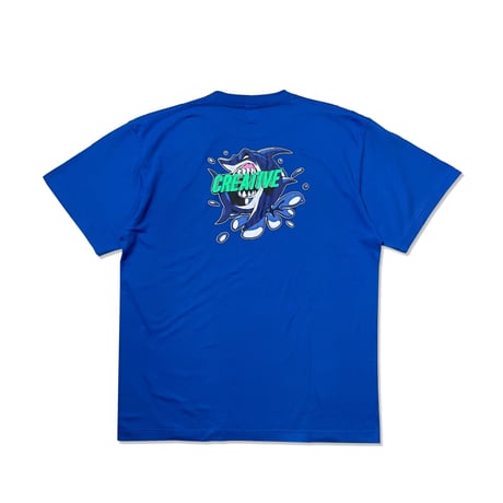 Shark flower Tee (Blue)