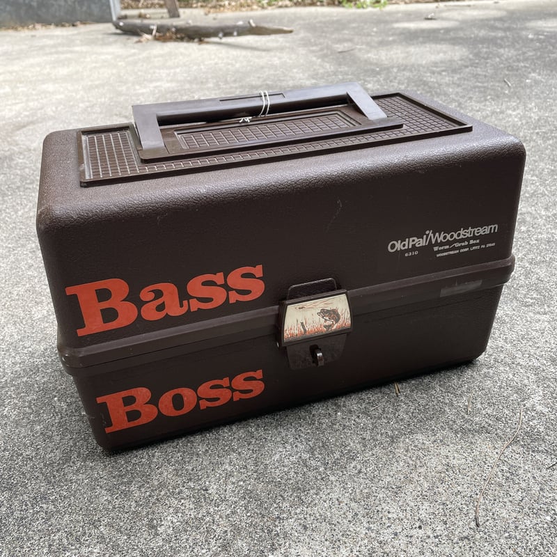 70s OLD PAL Woodstream Bass Boss Tackle Box