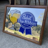 ビンテージ Pabst blue ribbon パブミラー | kurokawa pier